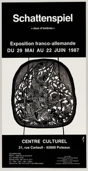 estampe Schattenspiel  "Jeux d'ombres"  Exposition franco-allemande  DU 29 MAI AU 22 JUIN 1987 1987.46.54.1 Photo