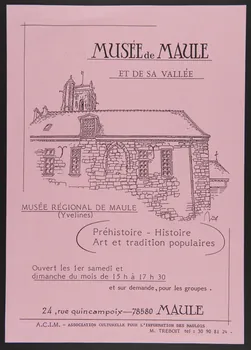 estampe MUSEE DE MAULE  ET DE SA VALLEE 1987.46.66 Photo