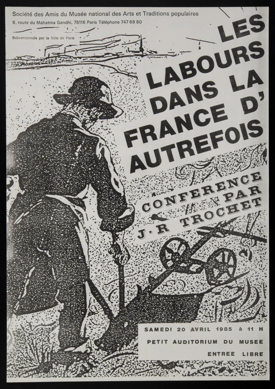 estampe LES  LABOURS  DANS LA  FRANCE D'  AUTREFOIS 1987.46.69 Photo