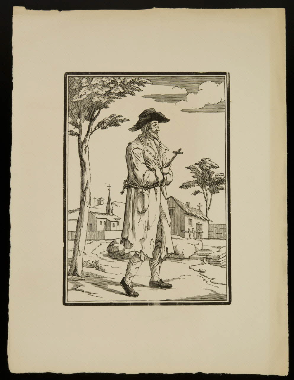 estampe Bienheureux Labre 1987.46.83.1 Photo