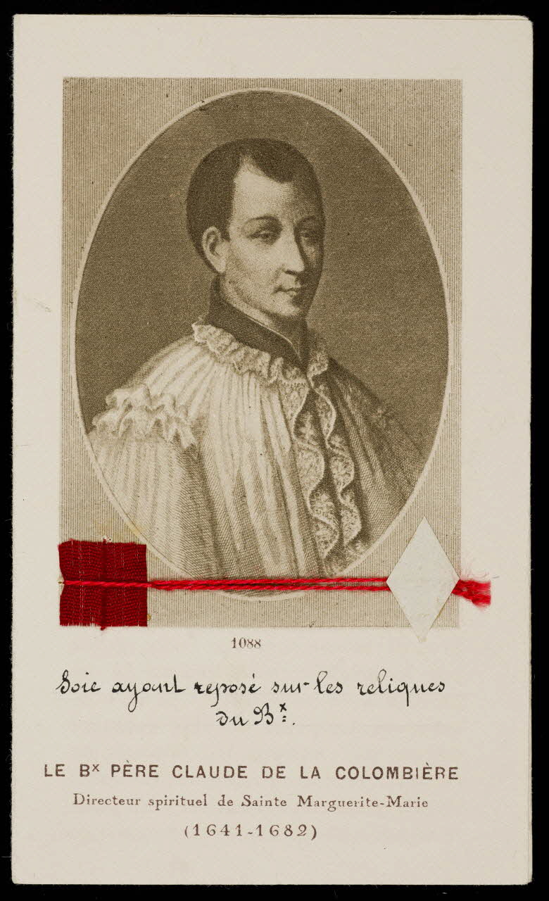 estampe LE Bx PERE CLAUDE DE LA COLOMBIERE 1987.55.105 Photo