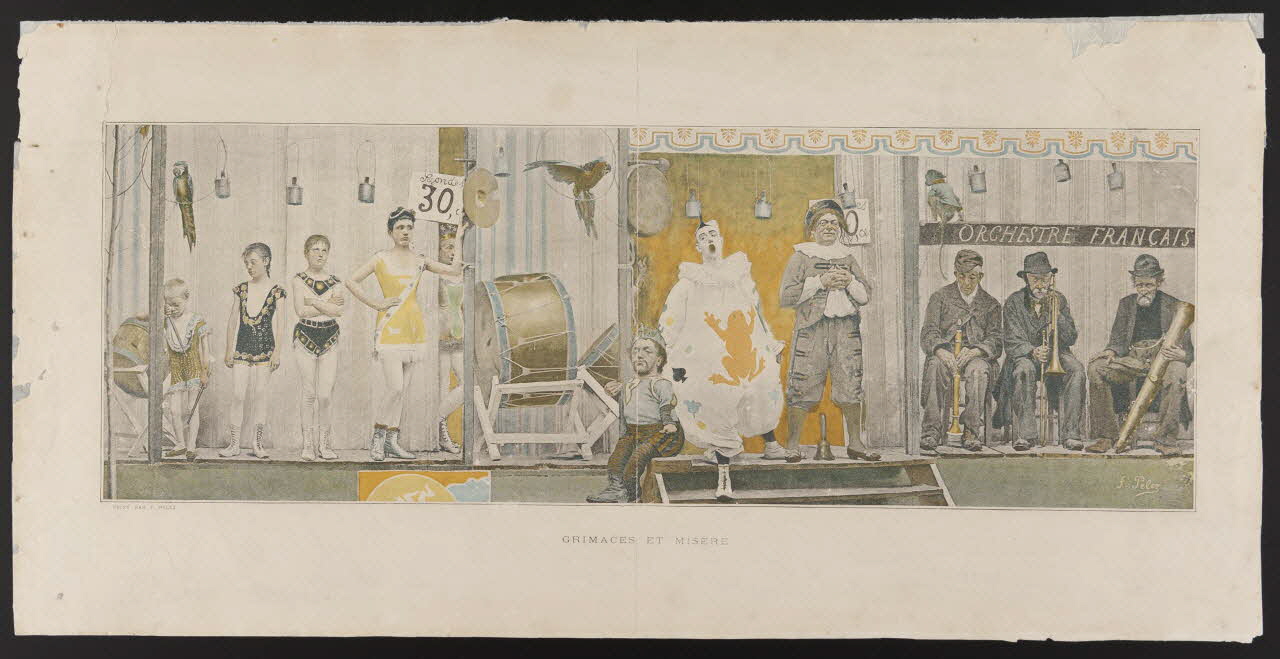 estampe GRIMACES ET MISERE 1988.15.1 Photo