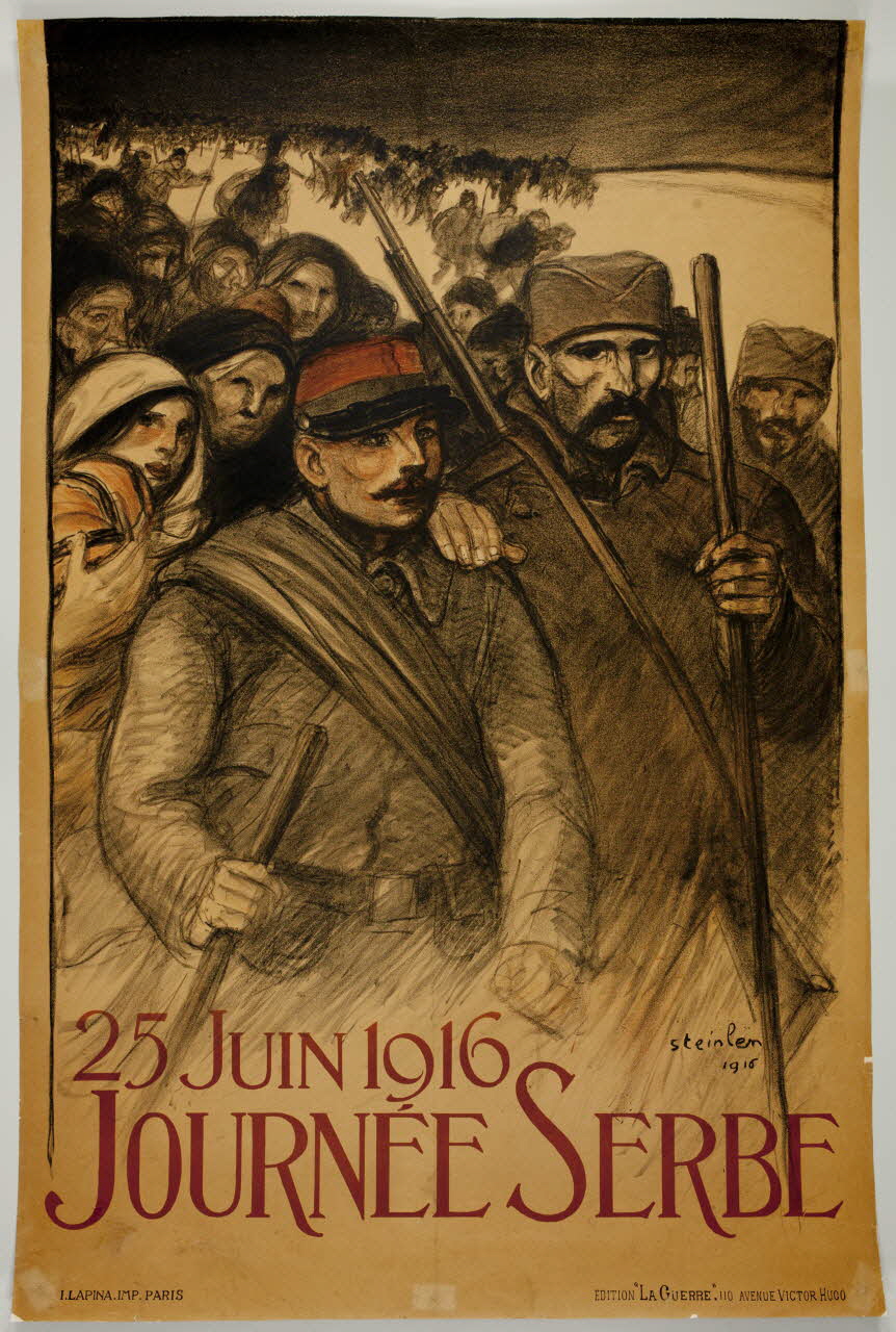 affiche 25 JUIN 1916  JOURNEE SERBE 1988.16.13 Photo