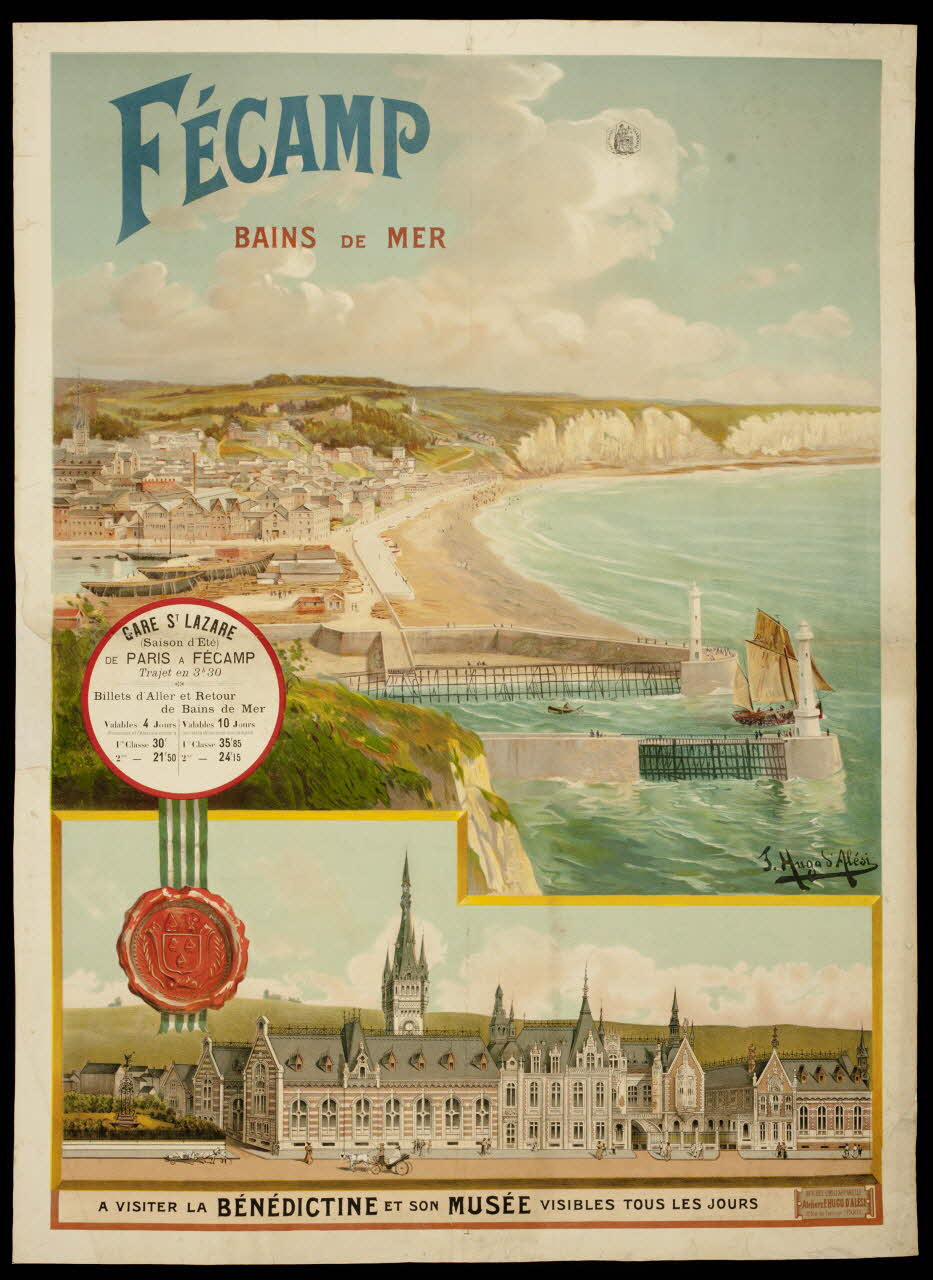 affiche FECAMP  BAINS DE MER 1988.16.17 Photo