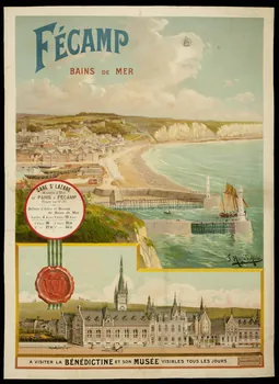 affiche FECAMP  BAINS DE MER 1988.16.17  Photo