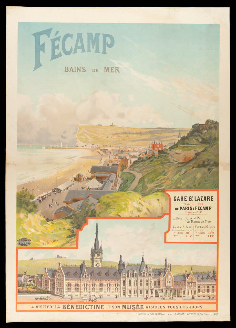 estampe FECAMP  BAINS DE MER 1988.16.18 Photo