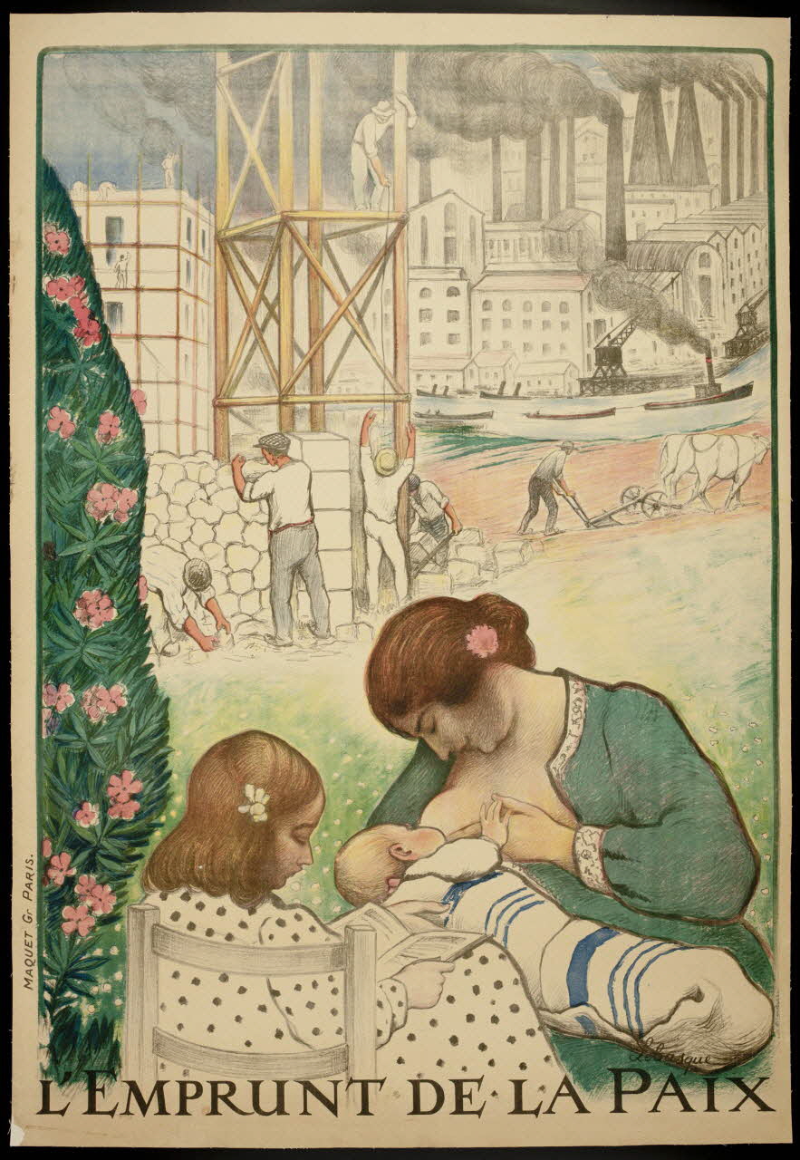 affiche L'EMPRUNT DE LA PAIX 1988.16.3.1 Photo (c) Mucem