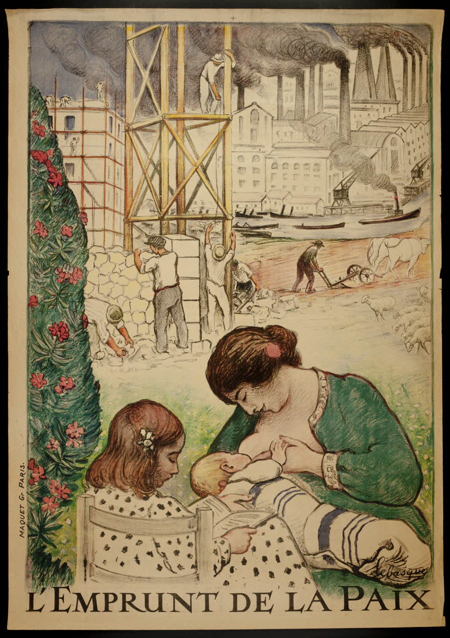 affiche L'EMPRUNT DE LA PAIX 1988.16.3.2 Photo (c) Mucem