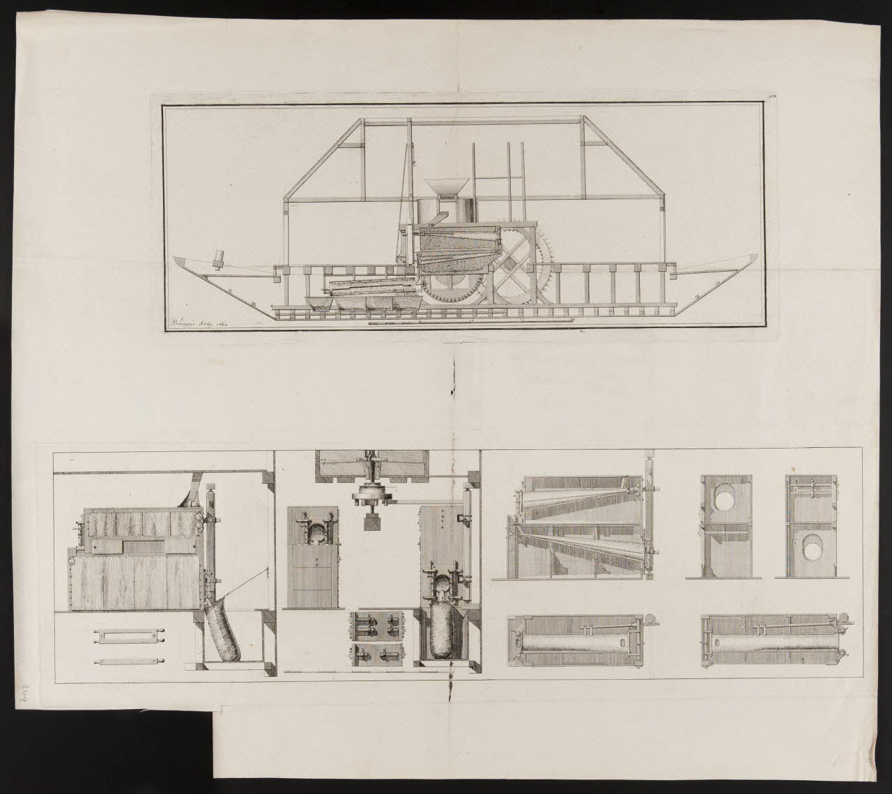 estampe Schéma d'une machine industrielle 1988.35.11 Photo