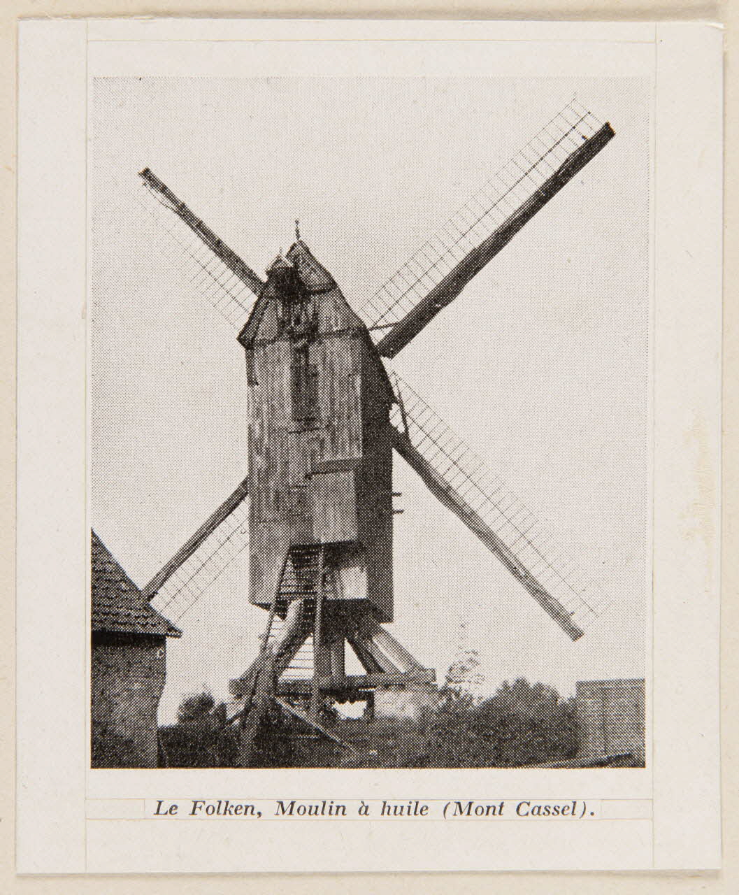 estampe Le Folken, Moulin à huile (Mont Cassel). 1988.35.13.2 Photo