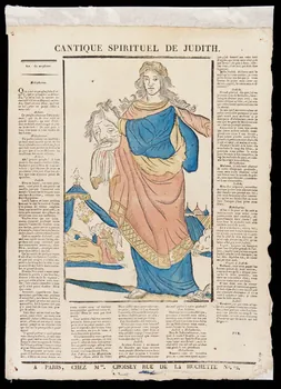 estampe CANTIQUE SPIRITUEL DE JUDITH. 1988.4.14 Photo