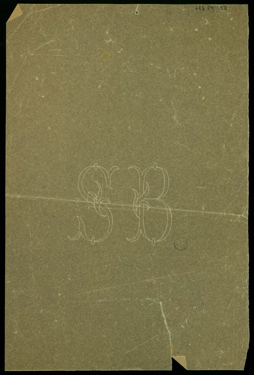 dessin Poncif de lettre : SB 1988.56.123 Photo