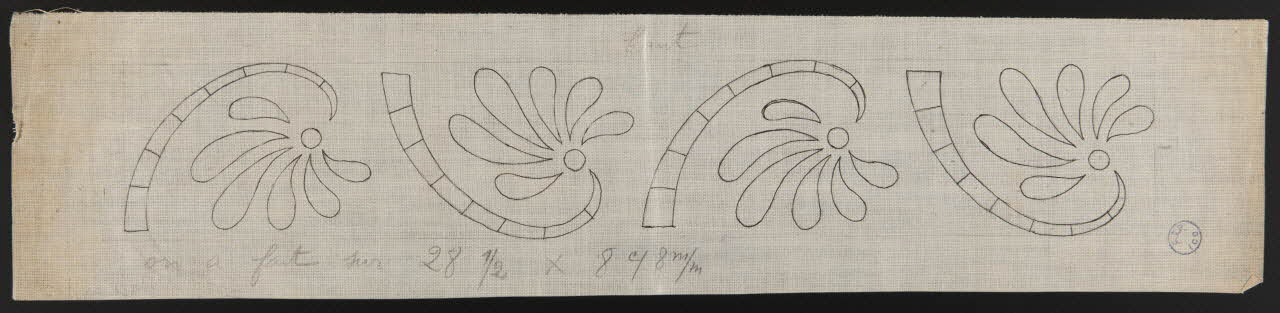 dessin Frise ornementale 1988.56.162 Photo