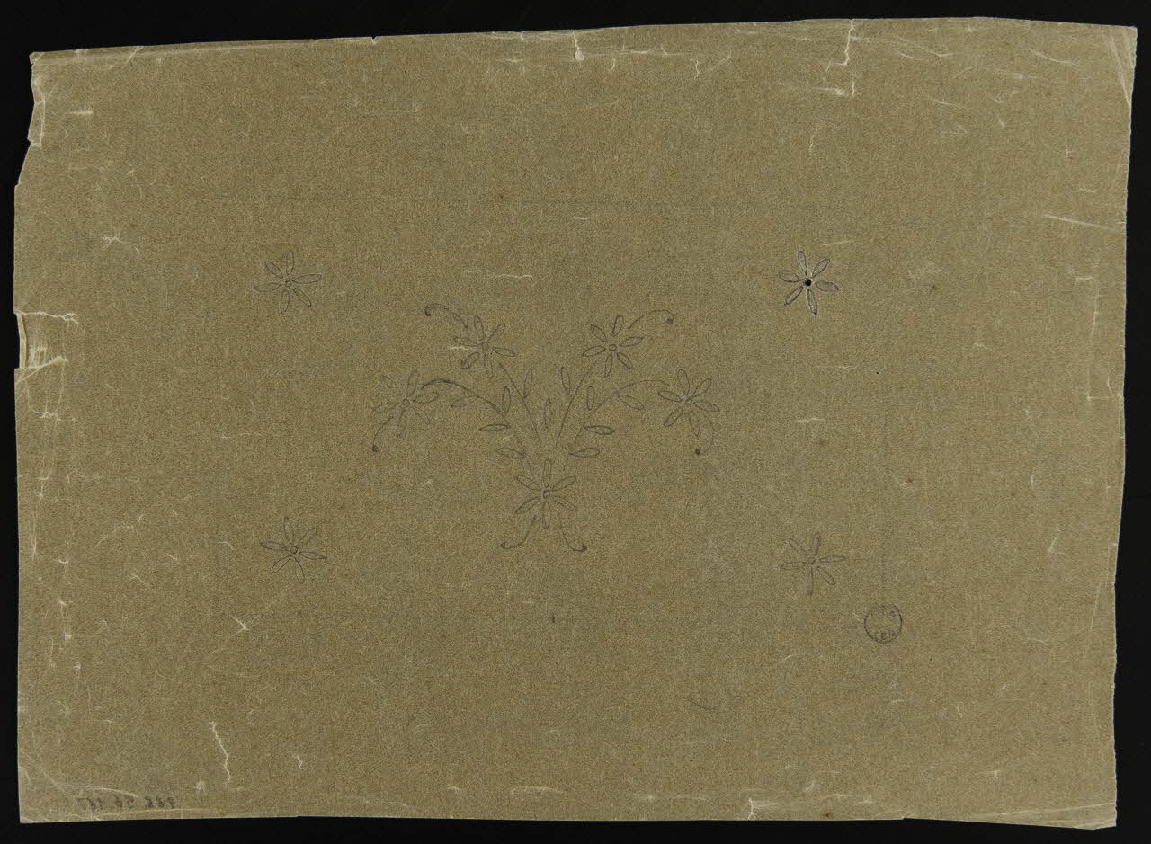 dessin Motifs floraux 1988.56.167 Photo