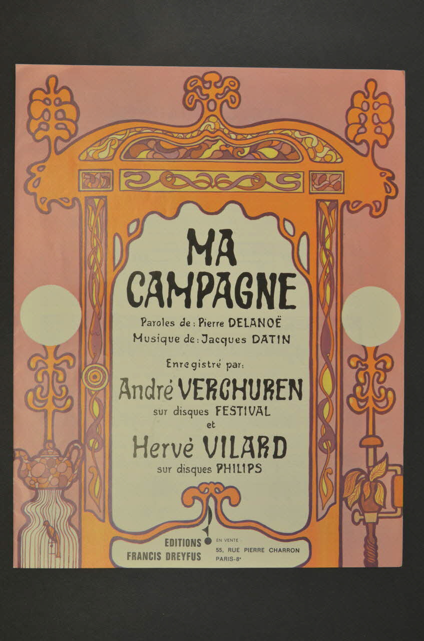 partition de musique petit format 1969.88.1058 Photo Mucem