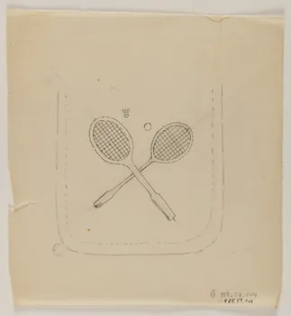 poncif Raquettes et balle 1988.57.104 Photo