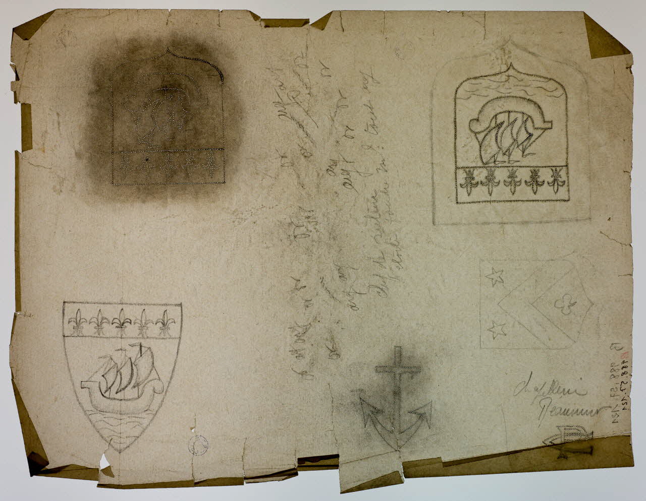 poncif Poncif d'armoiries 1988.57.121 Photo