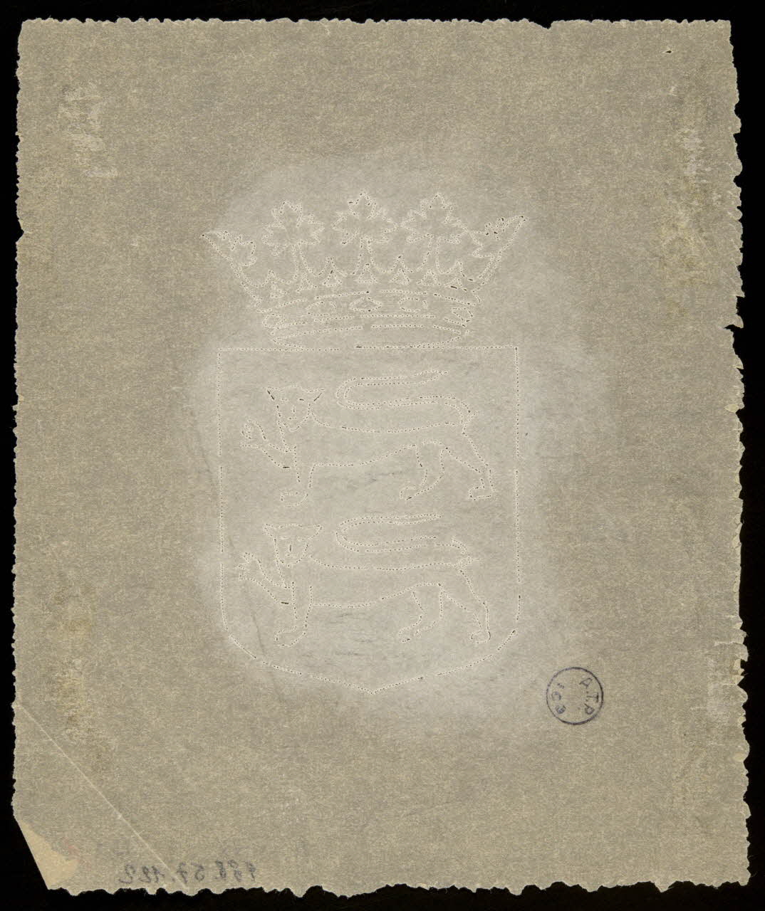 poncif Poncif représentant le blason de la Normandie 1988.57.122 Photo