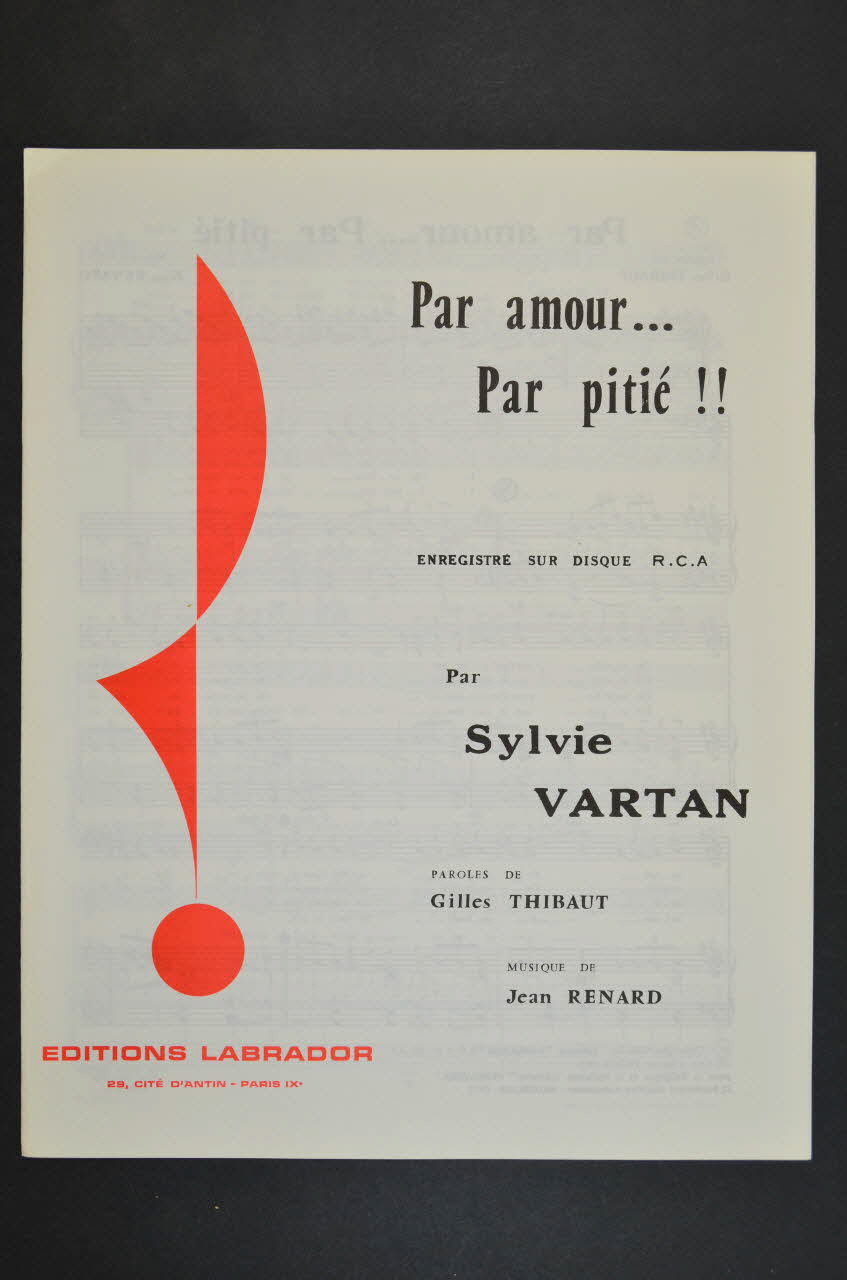 chanson petit format 1969.88.1061 Photo Mucem