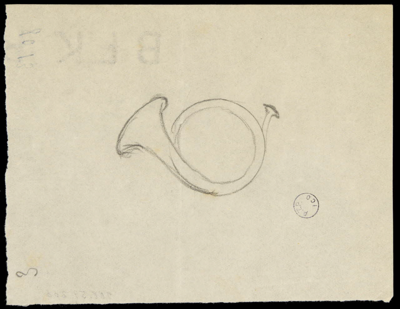 poncif Croquis de cor 1988.57.206 Photo