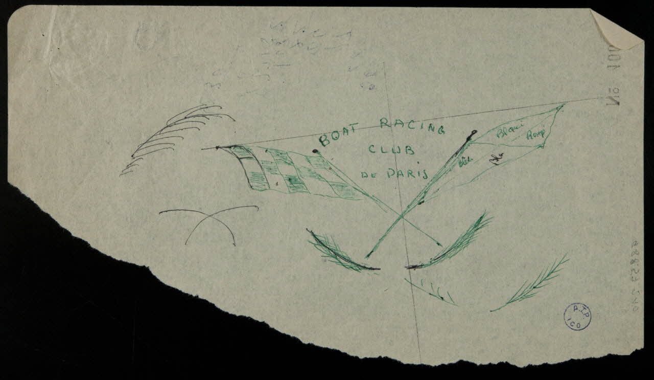 poncif BOAT RACING  CLUB  DE PARIS 1988.57.210 Photo