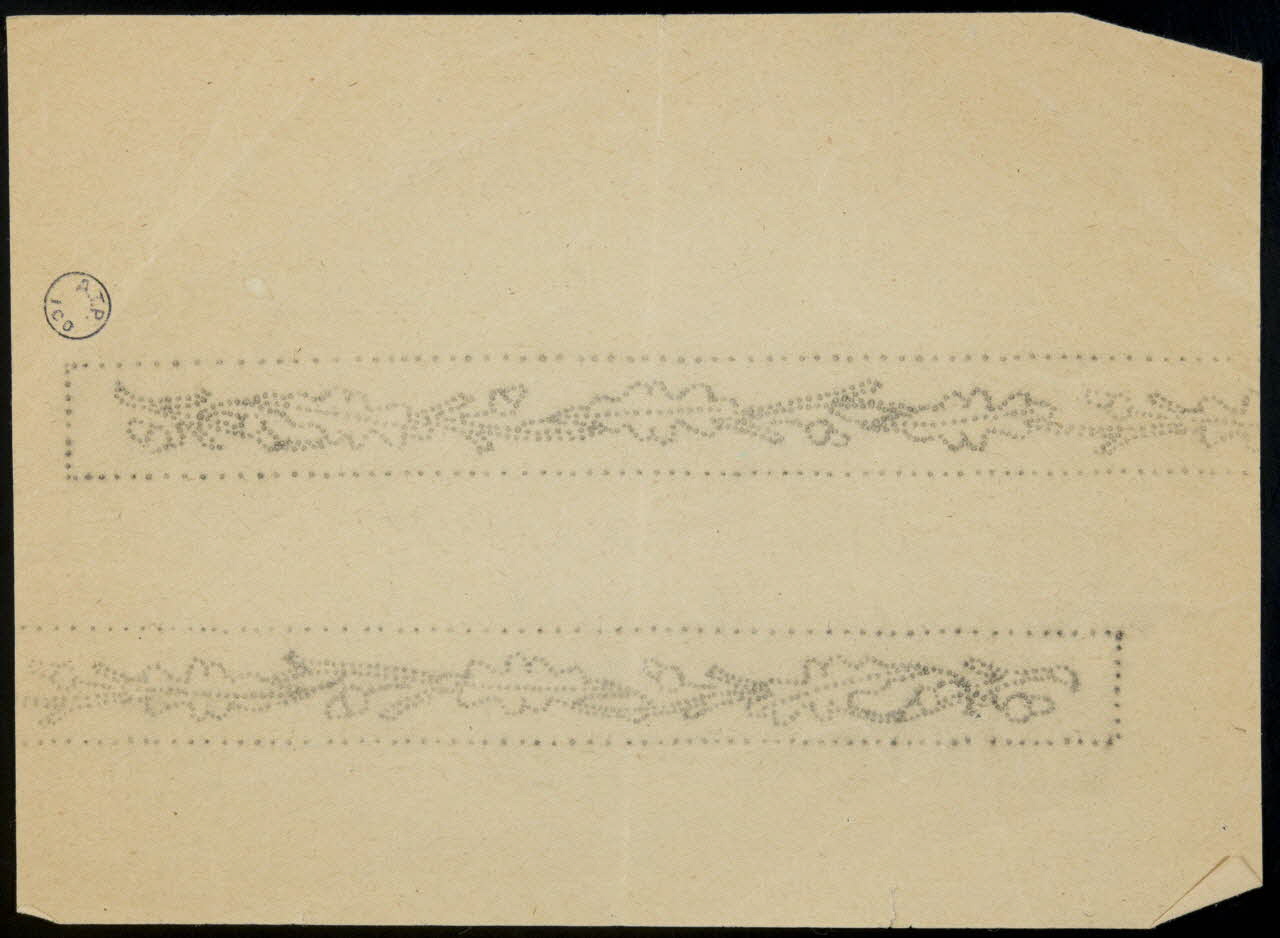 poncif Poncif d'une frise végétale 1988.57.218 Photo