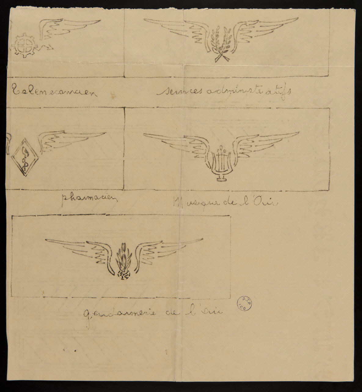 poncif Sigles professionnels 1988.57.221 Photo