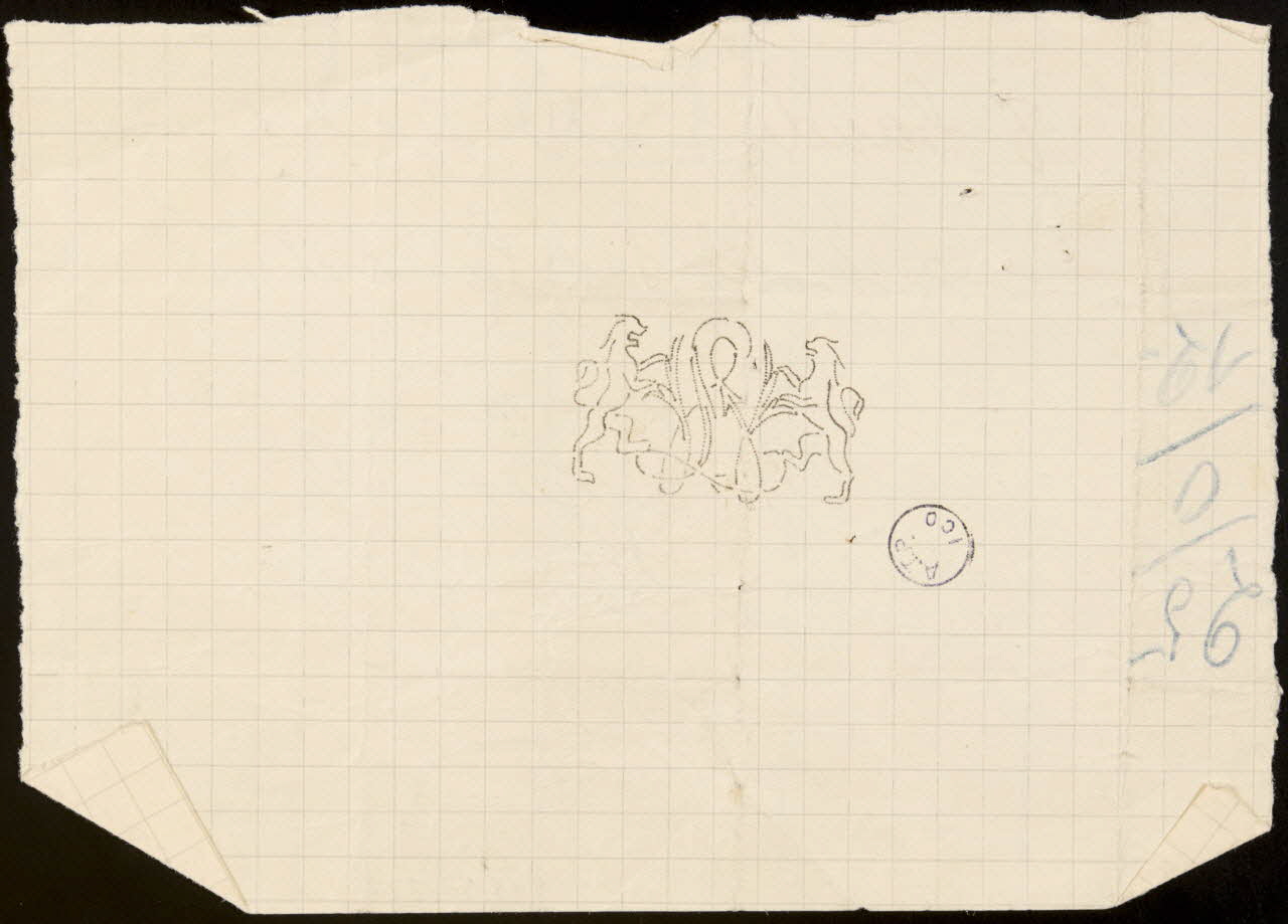 Raymonde Estrade poncif Poncif d'armoirie Paris 1939 1988.57.223 Photo