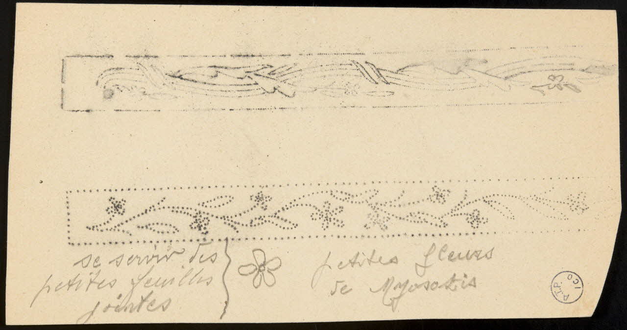 poncif Poncif d'une frise végétale 1988.57.227 Photo