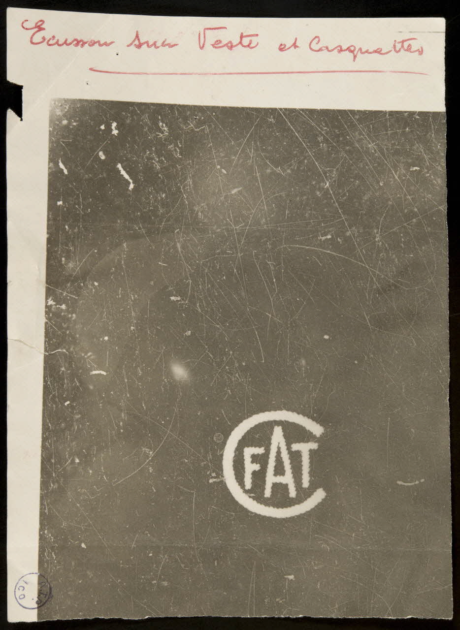 poncif Ecusson "CFAT" pour veste et casquette 1988.57.232 Photo