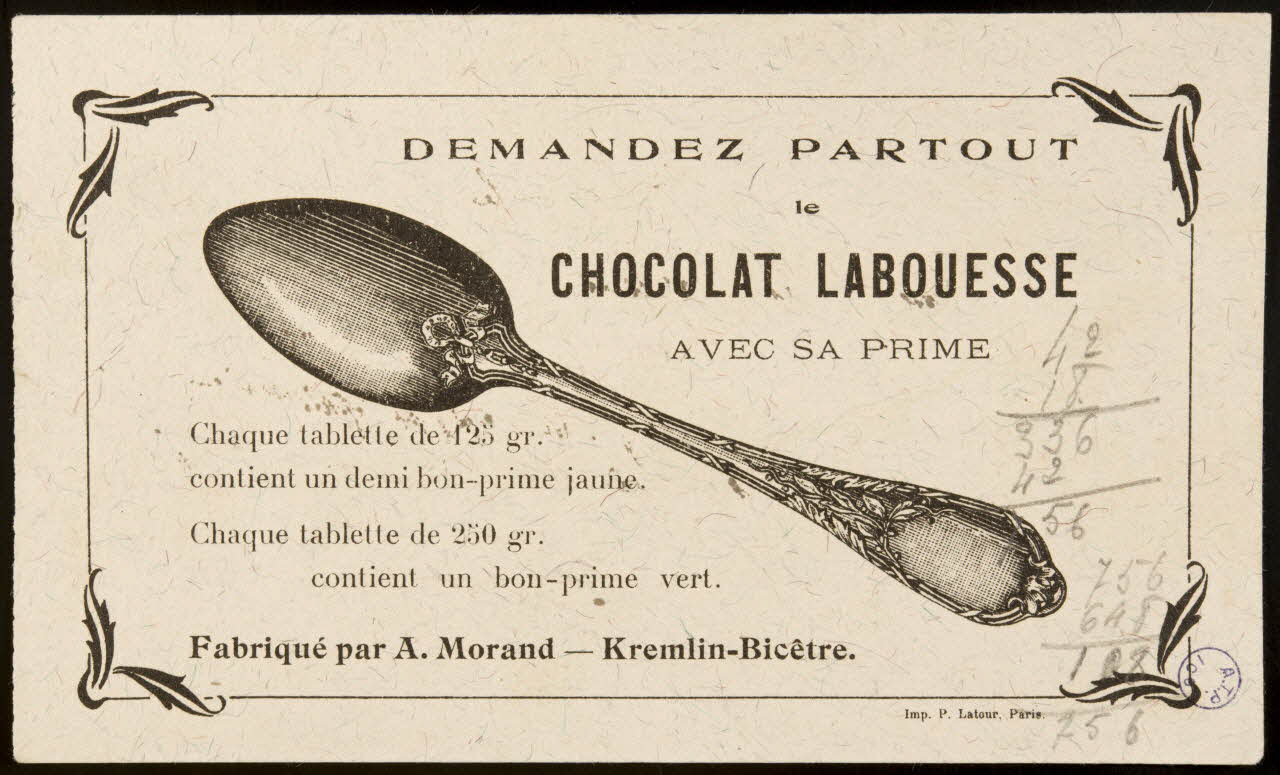 buvard publicitaire DEMANDEZ PARTOUT  le  CHOCOLAT LABOUESSE 1988.57.237 Photo