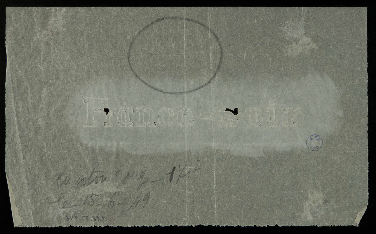 poncif France-Soir 1988.57.246 Photo