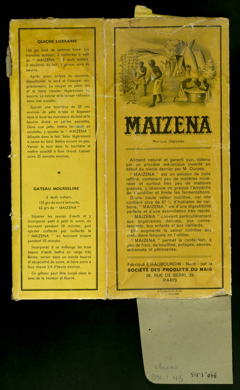 estampe MAIZENA 1990.1.113 Photo