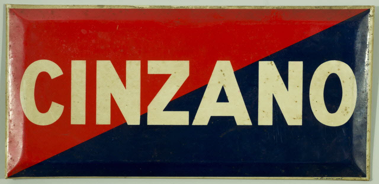 panneau publicitaire CINZANO 1990.1.118 Photo