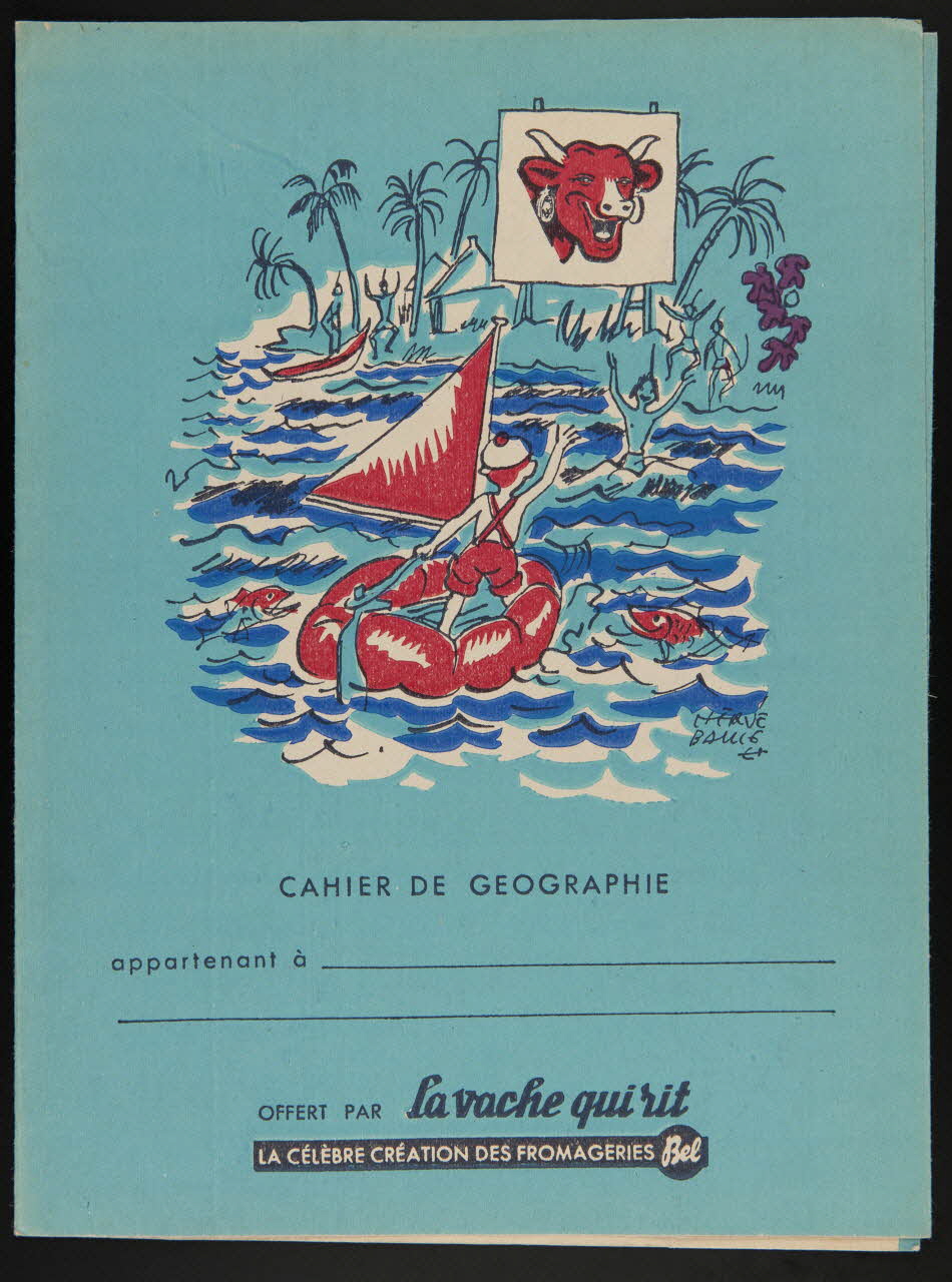 Baille, Hervé estampe CAHIER DE GEOGRAPHIE 1945-1955 1990.1.177 Photo