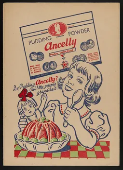 estampe Sauvée ! Le loup  préfère la pâtisserie  "levée" au  BAKING-POWDER  Ancel 1990.1.178 Photo