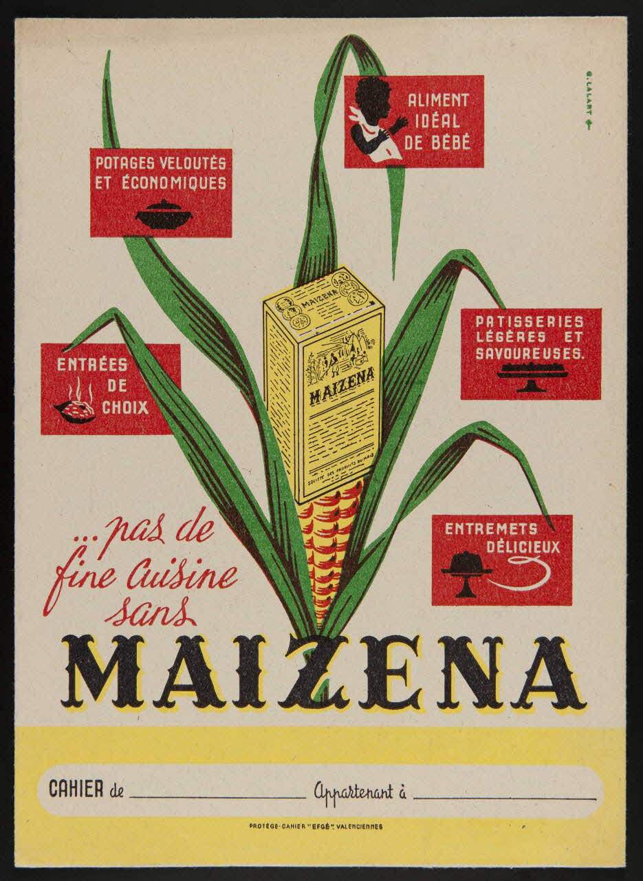 estampe ...pas de  fine cuisine  sans  MAIZENA 1990.1.184 Photo