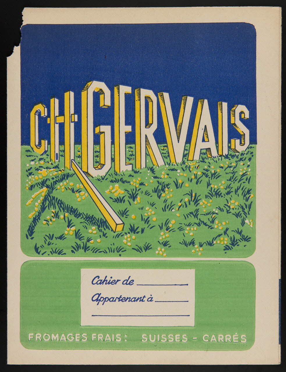 estampe CH. GERVAIS  FROMAGES FRAIS : SUISSES - CARRES 1990.1.185 Photo