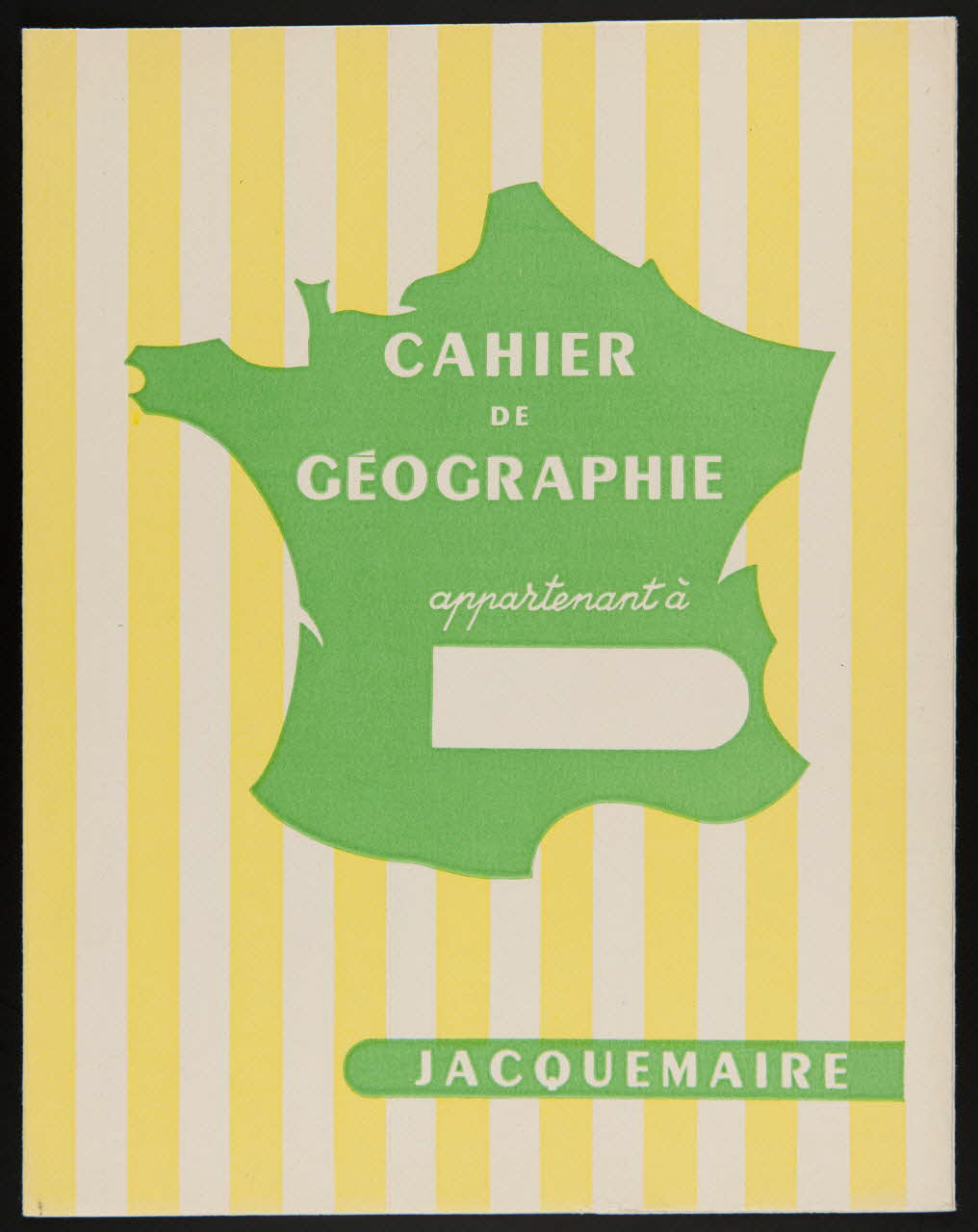 estampe CAHIER  DE  GEOGRAPHIE 1990.1.186 Photo