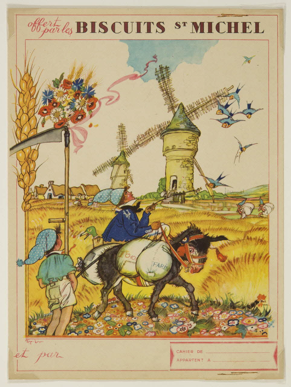 estampe offert par les BISCUITS ST MICHEL 1990.1.207 Photo