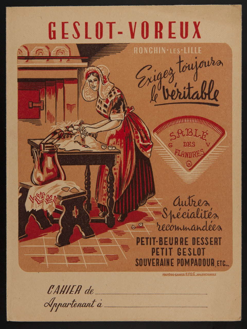 estampe SABLE  DES  FLANDRES 1990.1.208 Photo