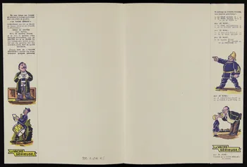 estampe LA VACHE  SERIEUSE, cahier d'écolier 1990.1.216.1 Photo
