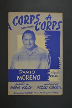 Maria Veldi ; Pedro Liberal ; Dario Moreno ; Micro, Editions; chanson petit format 1955 1969.88.1067 Photo Mucem