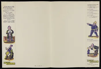 estampe LA VACHE  SERIEUSE, cahier d'écolier 1990.1.216.3 Photo