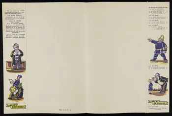 estampe LA VACHE  SERIEUSE, cahier d'écolier 1990.1.216.4 Photo