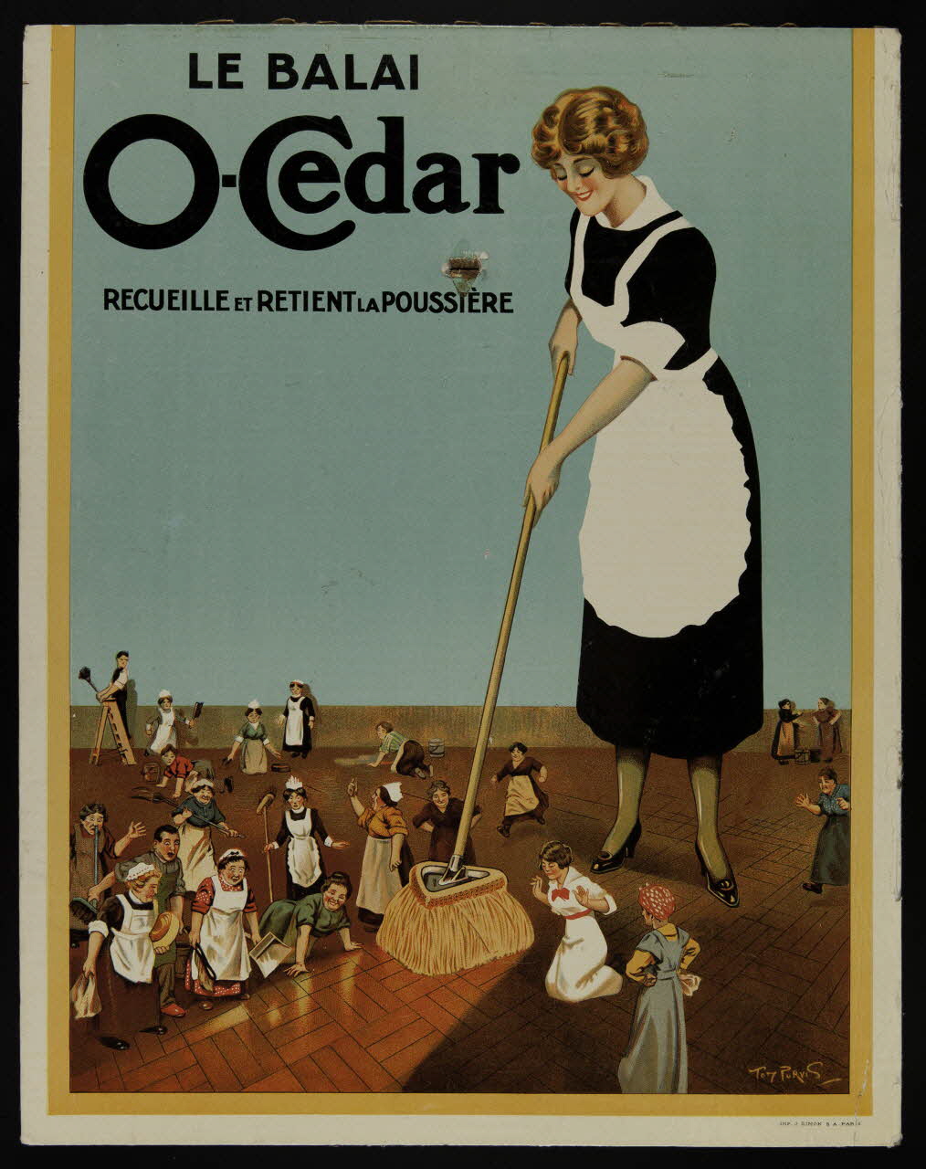 estampe LE BALAI  O-Cedar 1990.1.270 Photo