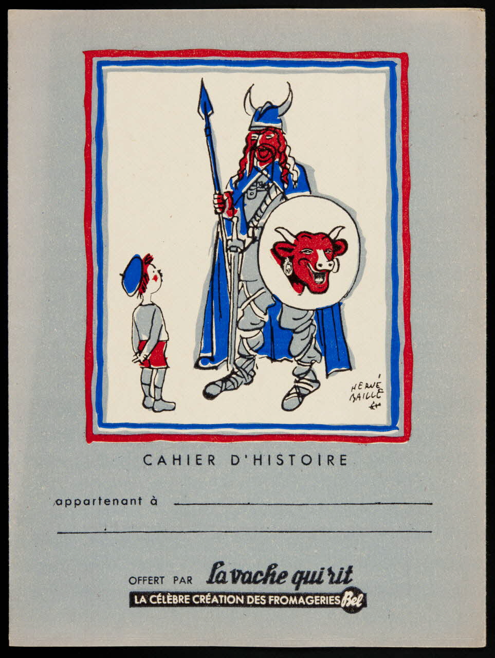 PROTEGE - CAHIER CAHIER D'HISTOIRE  OFFERT PAR La vache qui rit 1990.1.299 Photo Mucem