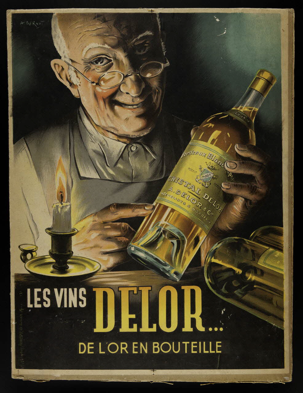 estampe LES VINS DELOR...  DE L'OR EN BOUTEILLE 1990.1.306 Photo