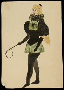 dessin Femme costumée 1990.15.1  Photo