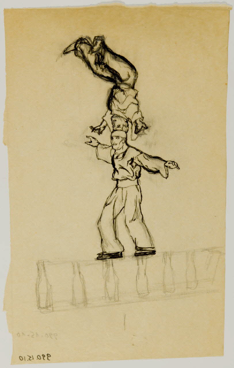 dessin Equilibristes 1990.15.10 Photo